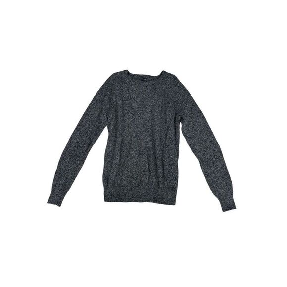 J. Crew Men's XLT 100% Lambs Wool Gray Marled Knit Crewneck Pullover Sweater - Picture 1 of 7
